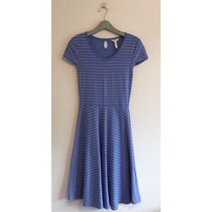 Matilda Jane | Blue Stripe Fit & Flare Dress